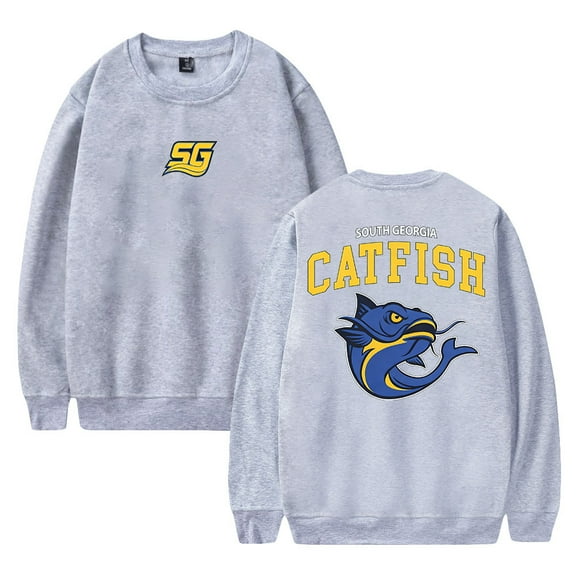 Chad Powers South Georgia Catfish Logo Crewneck Long Sleeve Streetwear Women Men Pullover Sweatshirts