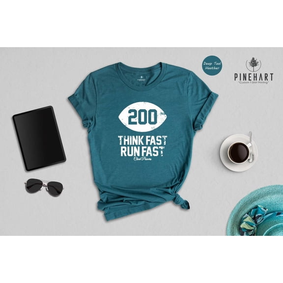 Chad Powers T-Shirt: Think Fast Run Fast Football Tee All Size S-5Xl