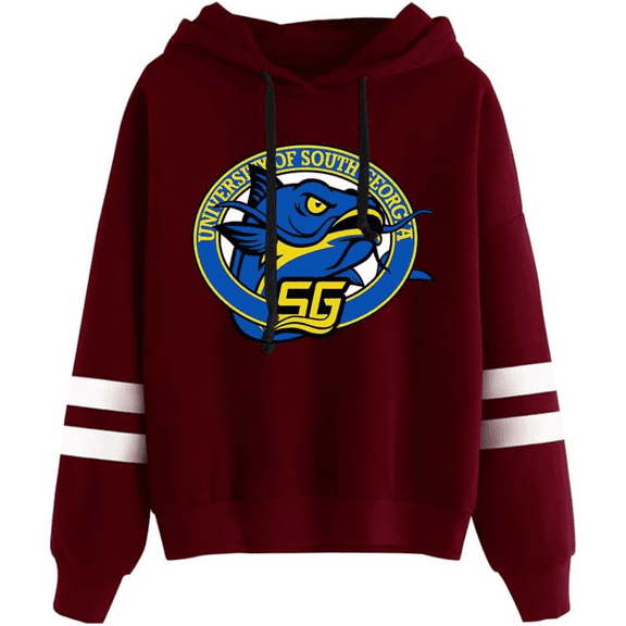 Chad Powers University of South Georgia Catfish Merch Hoodie – Unisex Pocketless Pullover Sweatshirt for TV Series Fans Merch