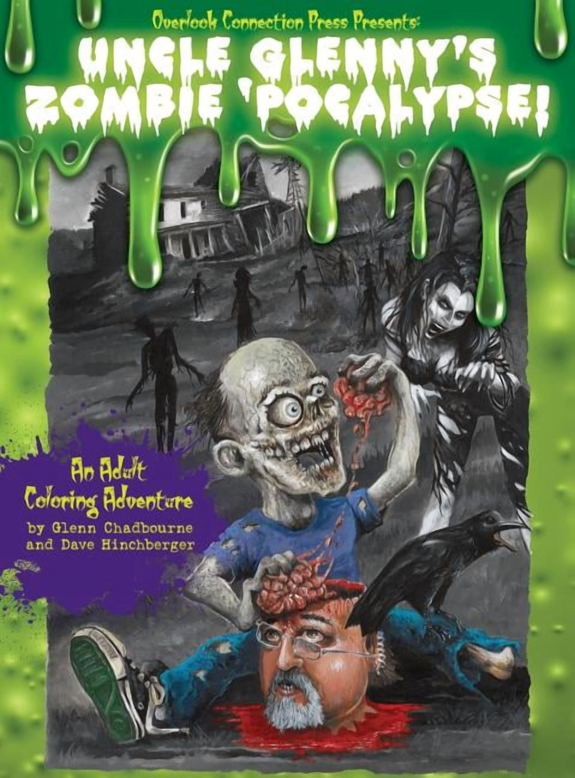 Chadbourne Color Book Uncle Glenny's Zombie 'Pocalypse - An Adult Coloring Adventure Hardcover, Book 1, (Hardcover)