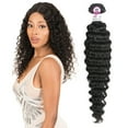 thumbnail image 1 of Chade Ali 7A Single Bundle 100% Remi Human Hair Extension Pineapple Wave 12" Unprocessed Virgin Remy (Natural Black), 1 of 3