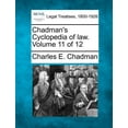 thumbnail image 1 of Chadman's Cyclopedia of law. Volume 11 of 12, (Paperback), 1 of 1
