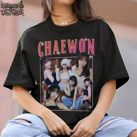 Chaewon Graphic Shirt, Chaewon Vintage Shirt, IZ*ONE shirt tee vintage , Chaewon