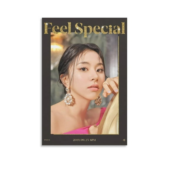 Chaeyoung Twice Feel Special Er Fashion KPOP ARTIST Poster Decorative Painting Canvas Wall Art Living Room Posters Bedroom Painting