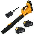 thumbnail image 1 of 21V Cordless Leaf Blower,160 MPH 580 CFM, 6 Speed Mode with 2x 4.0Ah Battery Pack and Charger,for Lawn Care, Patio Cleaning, Blowing Leaves and Dust, 1 of 10
