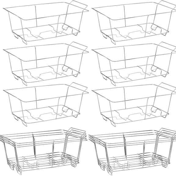 Chafing Wire Rack Buffet Stand - 12 Pack Full Size Racks For Dish Serving Trays Food Warmer catering supplies for Parties, Occasions, or Events