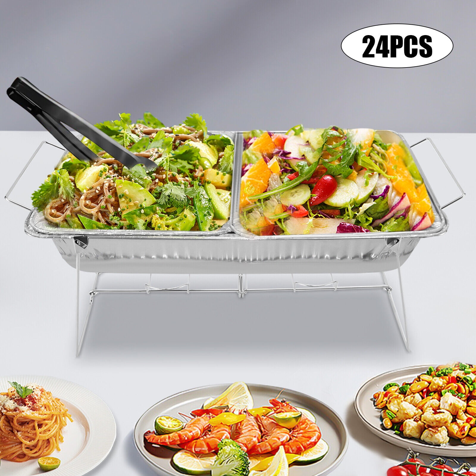 Chafing Wire Rack Buffet Stand - 24 Pack Full Size Racks For Dish ...