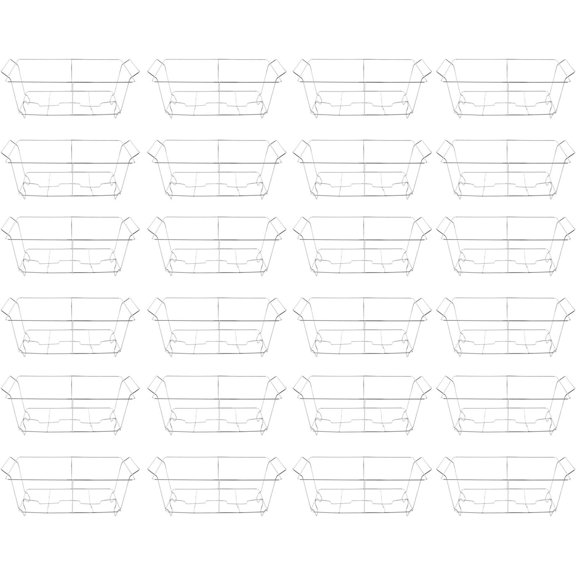Chafing Wire Rack Buffet Stand - 24 Pack Full Size Racks For Dish Serving Trays Food Warmer catering supplies for Parties, Occasions, or Events