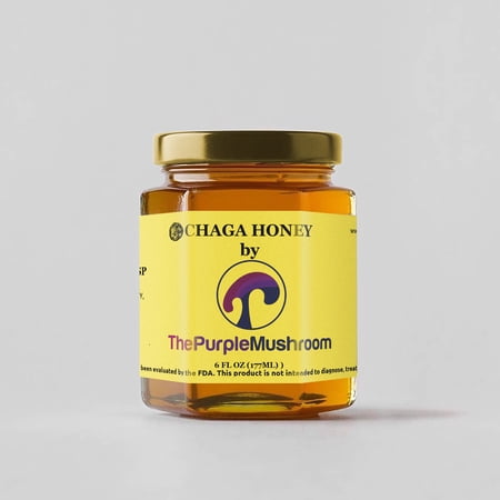Chaga Mushroom Infused Honey 6oz