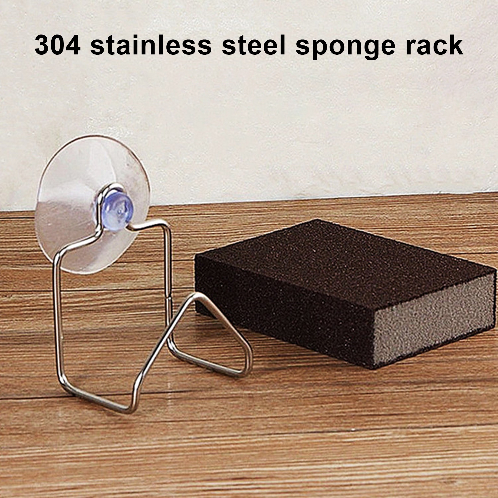 Sponge Cake Rack Chagetd Kitchen Sink Caddy Sponge Holder Rust-Proof Polished Surface ...
