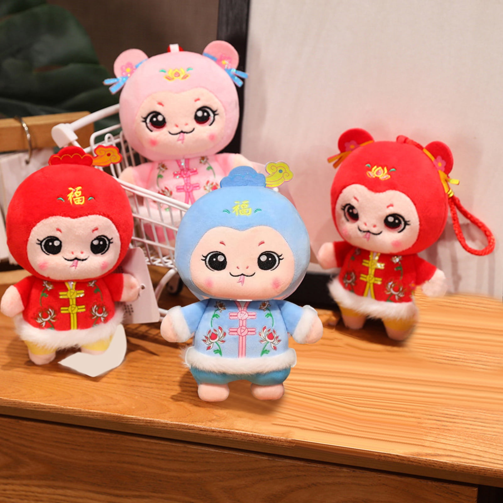 Chagetd Snake Plush Doll 2025 Year of The Snake Stuffed Animal Soft