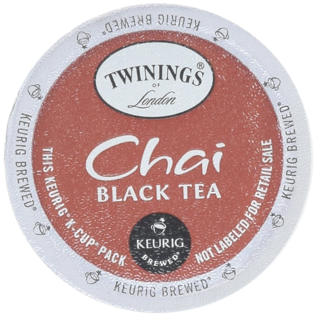 Chai Flavoured Black Tea KCup Pods for Keurig, Naturally Sweet and Savoury Spice Flavours