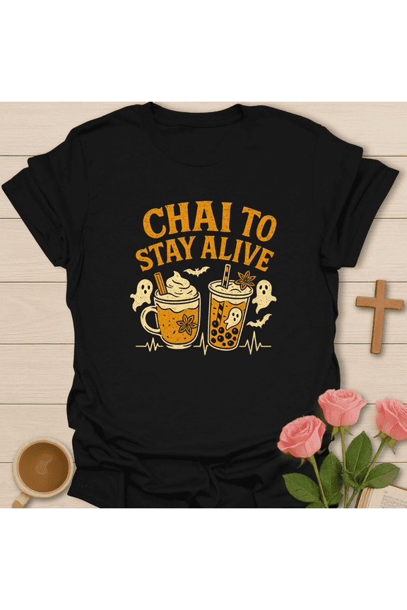 Chai Ghost Tea T-Shirt All Size S-5XL
