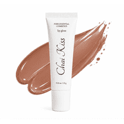 Chai Kiss Organic Lip Gloss   Hydrating Gloss with Jojoba Oil, Vitamin E & Coconut Oil, Warm Spiced Flavor, 0.53 oz