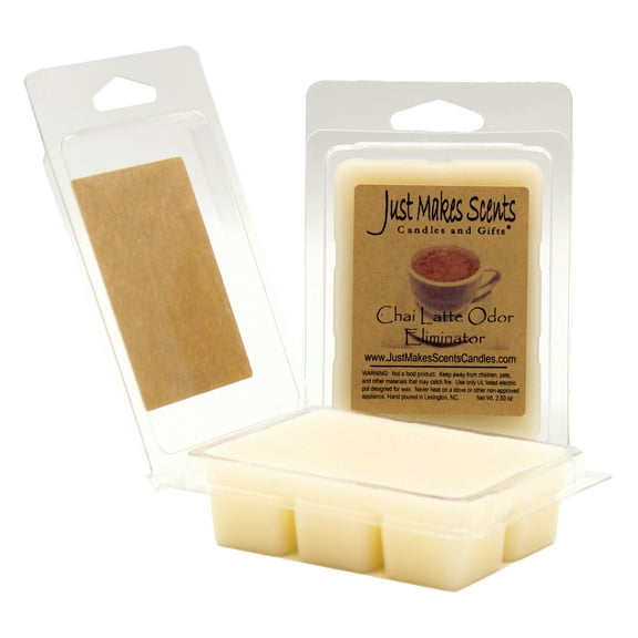 Chai Latte Smoke and Odor Eliminator 2 pack Wax Melt -Just Makes Scents Candles & Gifts