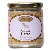 Chai Latte Smoke and Odor Eliminator Salsa Jar Candle 12oz -Just Makes Scents Candles & Gifts
