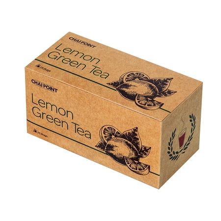 Chai Point Lemon Green Tea | 50 Tea Bags (Pack Of 2) | Lemon Tea Bags | Lemon Tea Sachets