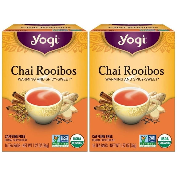 - Pack Yogi Tea Of 2 Chai Rooibos 16 Count