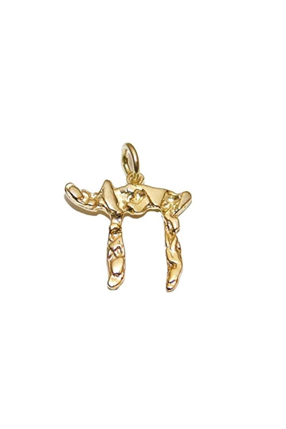 Chai Symbol 14k Yellow Gold Charm pendant