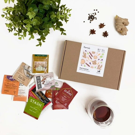 Chai Inspired Tea Discovery Box - Masala Chai, Chai Green, Char Herbal Teas