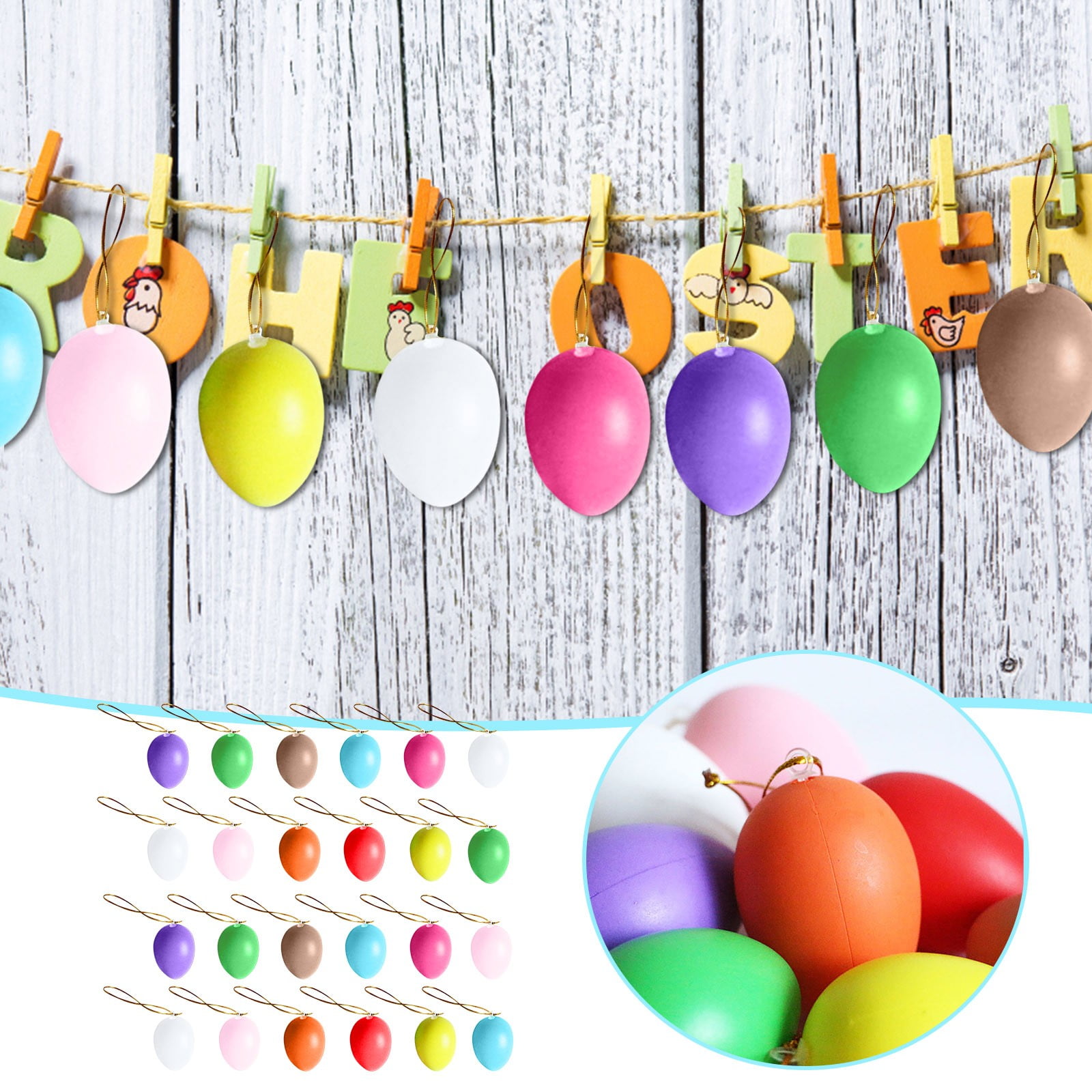 Chailin Easter Eggs Model For DIY Art And Crafts Easter Decoration Kindergarten Activities