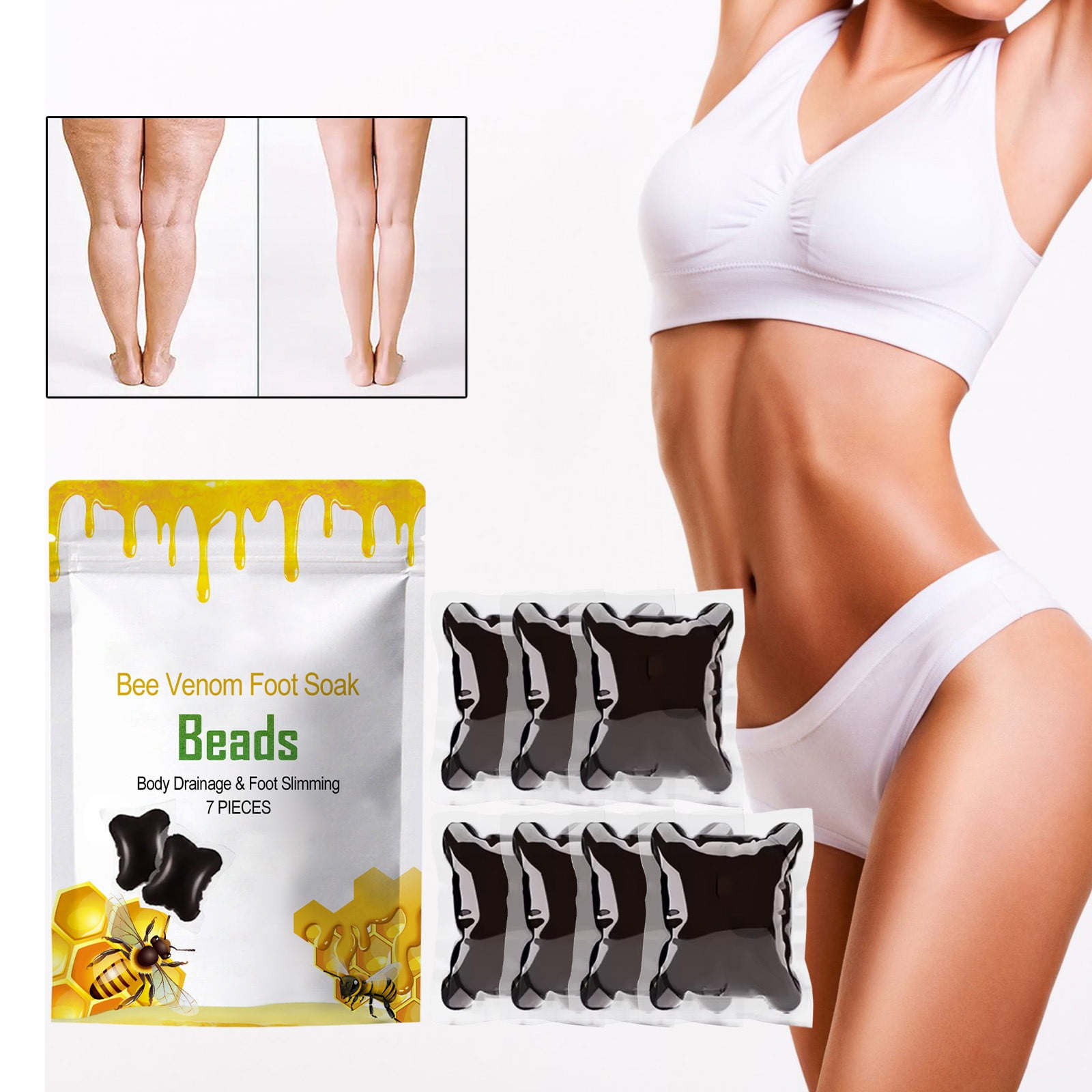 Chailin Infused Foot Soak Pearls For Tired Aching Feet Inflammatory Exfoliating Promotes