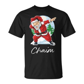 Chaim Name Gift Santa Chaim Unisex TShirt