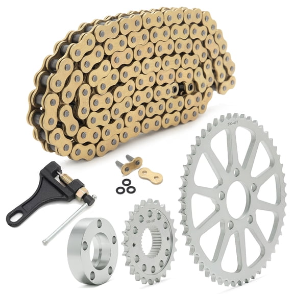 Chain 24T Front 49T Rear Sprocket Conversion Kit for Harley Dyna Fat Bob FXFB Street Bob 18+