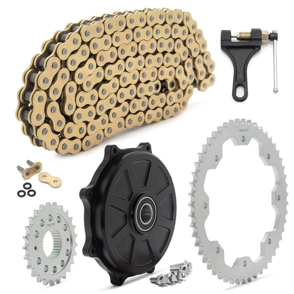 Chain 25T Front 51T Rear Sprocket Conversion Kit for Harley Touring Twin-Cam & M8 09-23