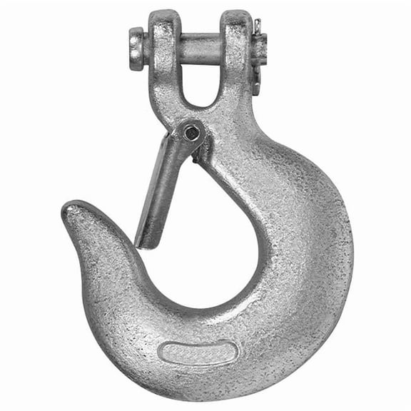 Chain .25in. Zinc Clevis Slip Hook With Latch
