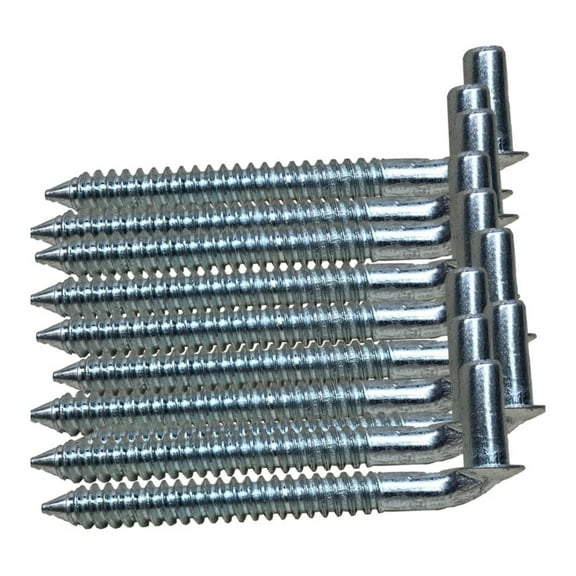 Chain 5/8 Lag screw Gate Hinge Post Side Wood Bolt Hinge Zinc Plated Lot 10