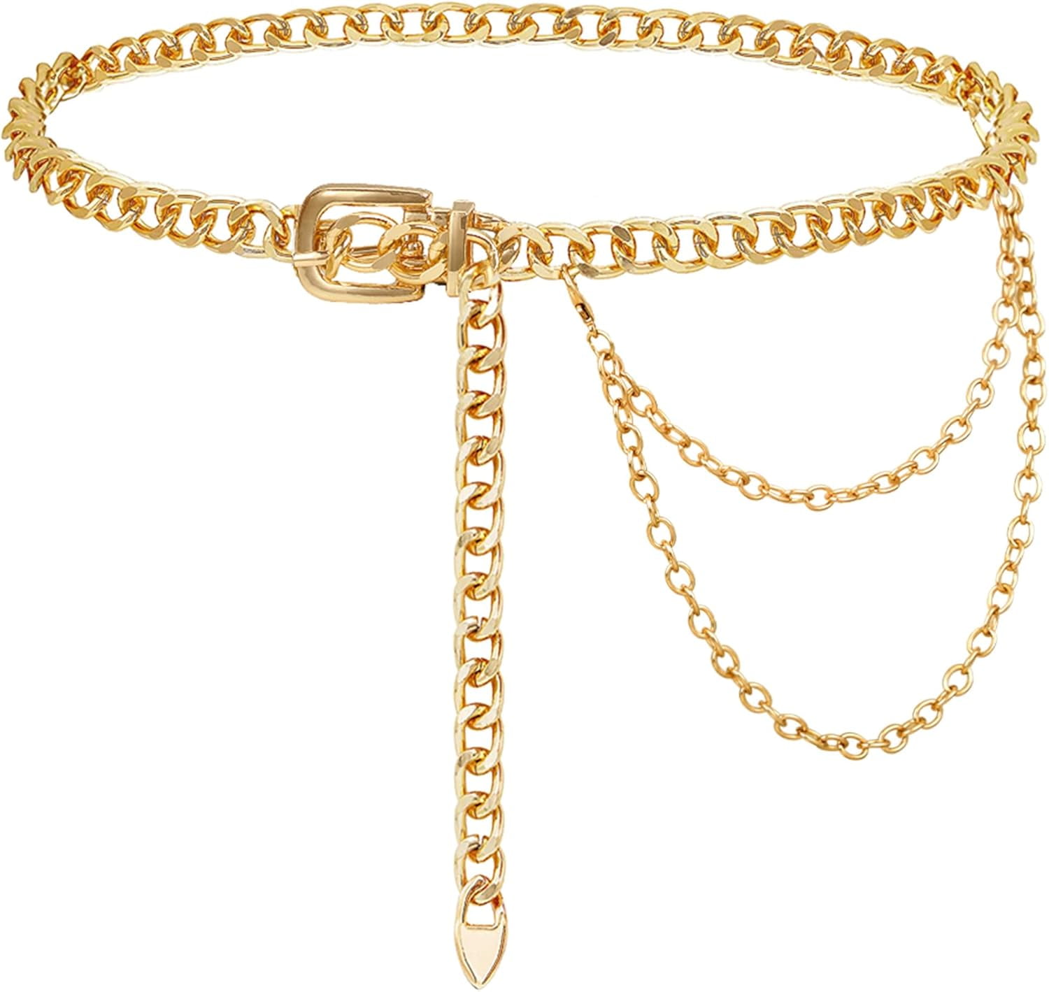 Target Chain Belt Chain Belt for Women Metal Waist Chain Fashion Multilayer Chain Belts ...