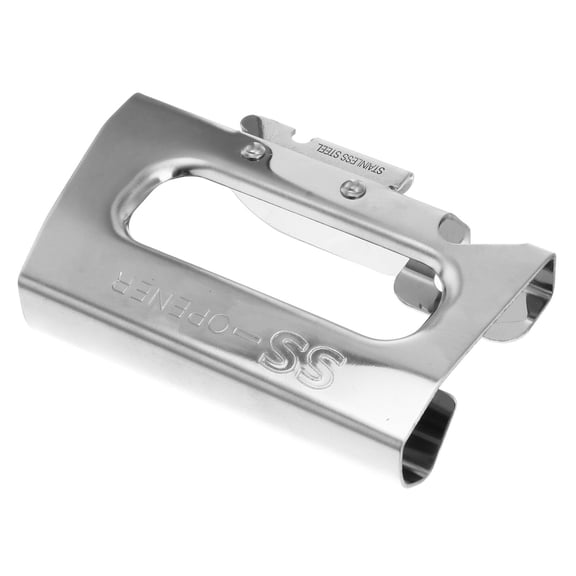 Stainless Steel Bottle Opener for Opening Bottles and Cans Multipurpose Kitchen Tool Silver Lightweight Portable