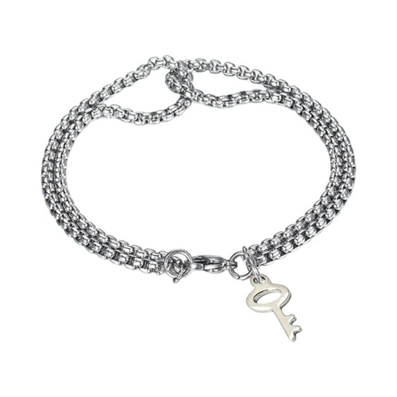 Chain Bracelet for Women Men, Stainless Steel Bracelets, Minimalist Chain Jewelry, Fashion Accessories, Gift for Mom, Wife, Valentine's Day