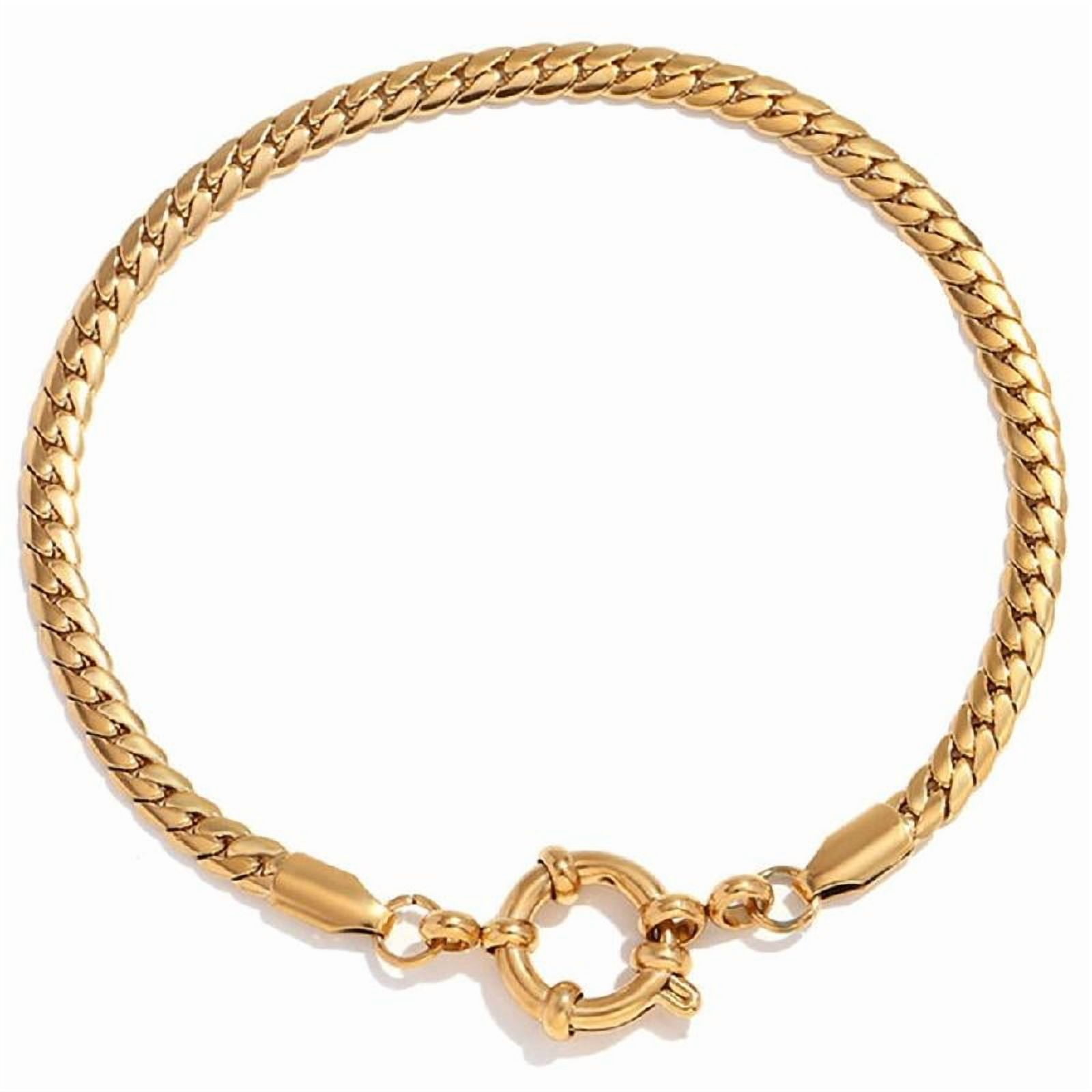Chain Buckles Designs Paperclip Bracelet Sturdy Stainless Steel Jewelry ...