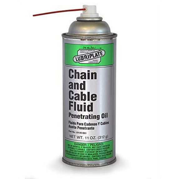 Chain & Cable Penetrating Fluid - Lubriplate Aerosol oz. Spray ISO Grade 32, Penetrating Fluid, L0135-063