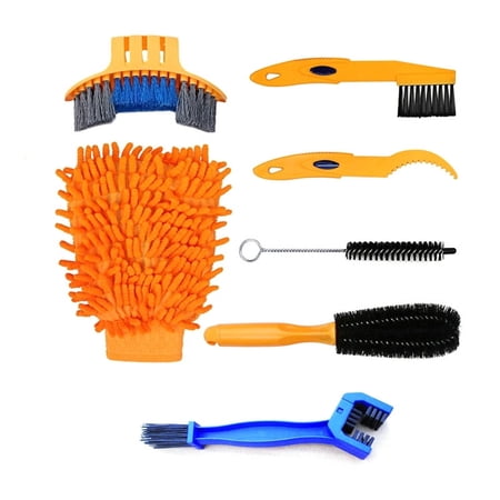 Chain Cleaner Bicycle Scrubber Brushes Mountain Bike Wash Tool Set Cycling Cleaning Kit Bicycle Repair Tools Bicycle Accessories