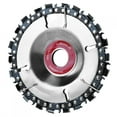 thumbnail image 1 of Chain Disc Angle Grinder Parts Wood Carving Disc Chain, Woodworking Chain Plate, Bending Work Other Related Work Removing Small Tree Stumps For Carving, 1 of 8