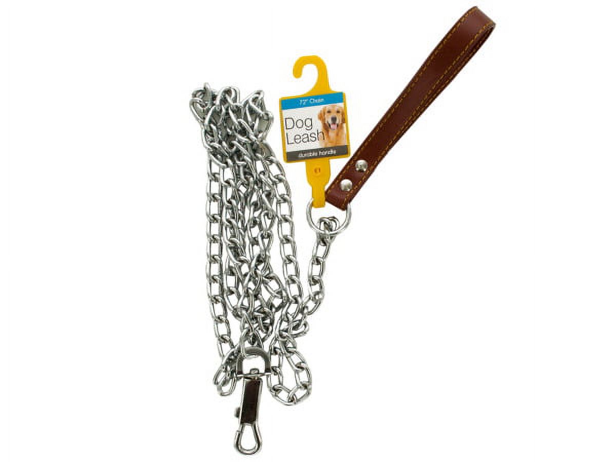 Chain Dog Leash with Durable Handle - image 1 of 2