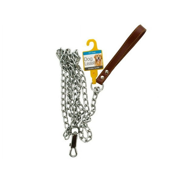 Chain Dog Leash with Durable Handle