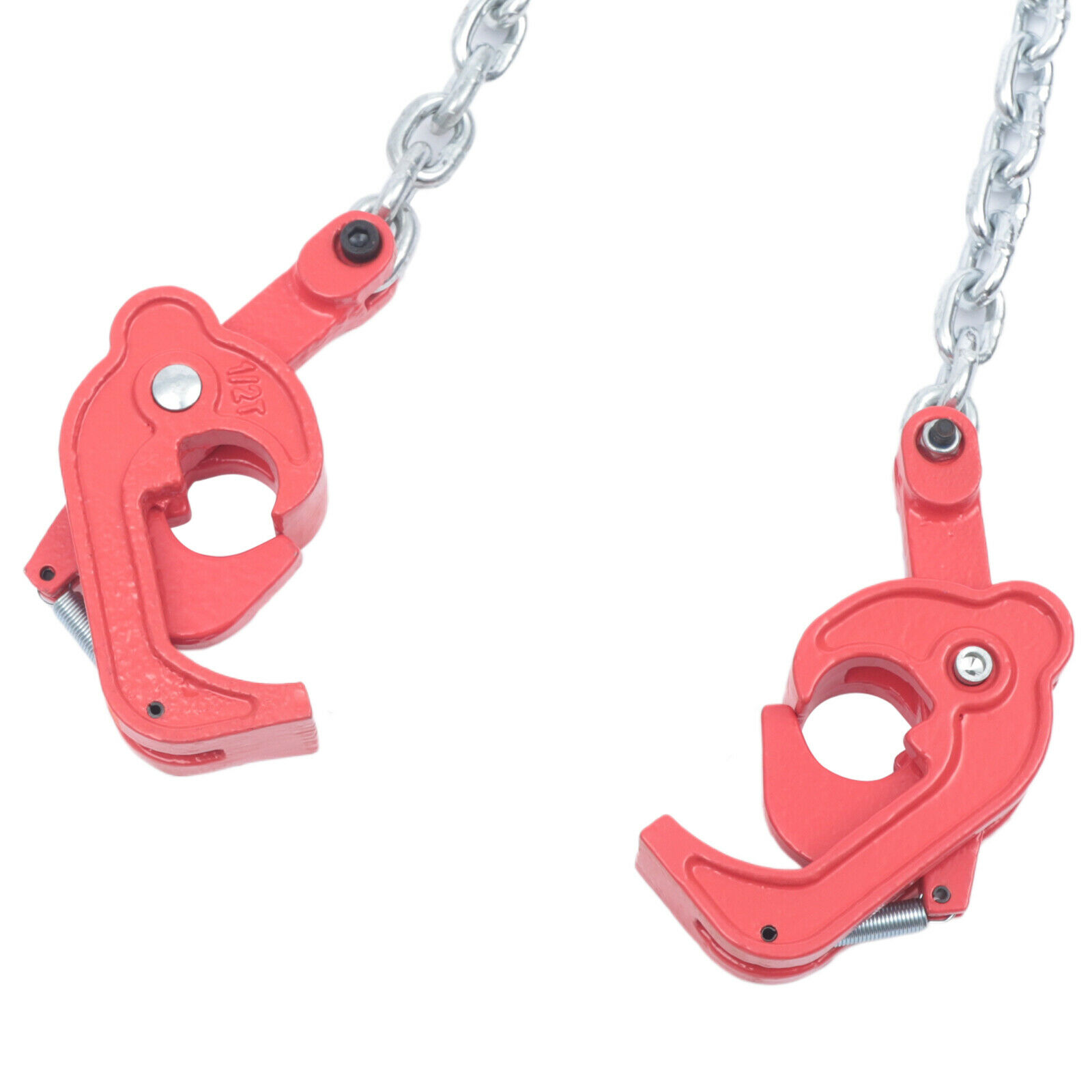 Chain Drum Lifter Vertical Drum Clamp 2000 lbs Capacity Steel Plastic