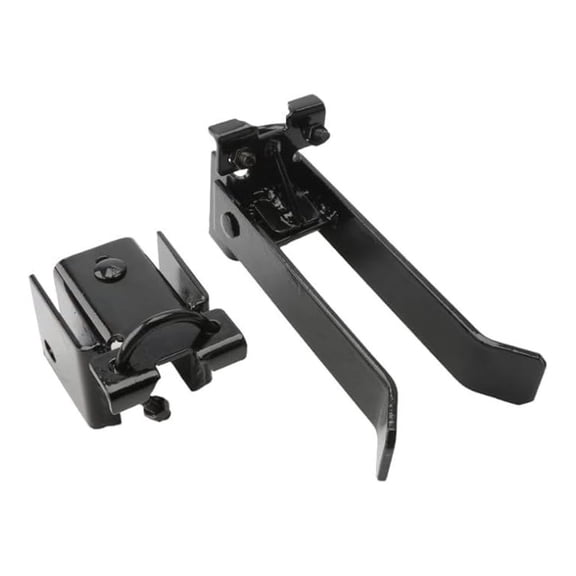 Chain Fence Double Gate 1-5/8" or 2" Frame for Gates (Powder-Coated Black Pressed Steel)