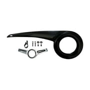 Chain Guard Universal Bike Chain Protector for Riding Biking Cycling Black of Tail Buckle