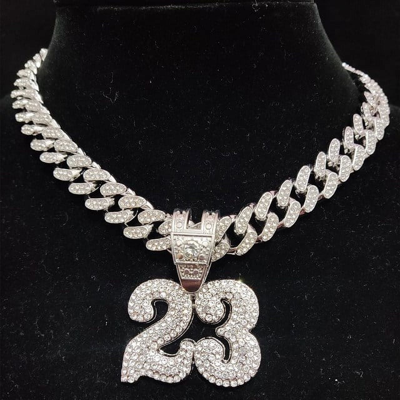 Chain HipHop Iced Out Bling Necklaces Fashion Charm Jewelry - Walmart.com