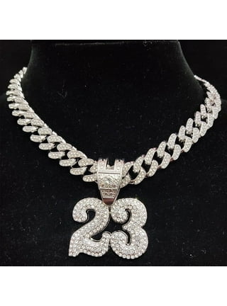 HH BLING EMPIRE Iced Out Chain Nba Pendant Silver/Gold Young Boy Chains for  Men Hip Hop Rapper Jewelry Necklace 22 Inch (Gold Basketball, & Rope Chain)