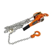 Chain Hoist 0.75T/1650lbs Capacity Come Along Lift Puller 3m Lift G80 Manganese Steel Chain Safe Durable
