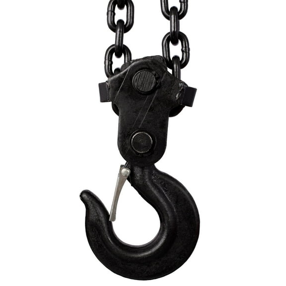 Chain Hoist 6600Lbs 3T Capacity 10Ft with 2 Heavy Duty Hooks,Manual Chain Hoist Steel Construction,Yellow,Yellow Steel