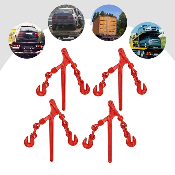 Chain Lever Snap Binder, Heavy Duty Lever Load Binder, Lever Chain Binder Red