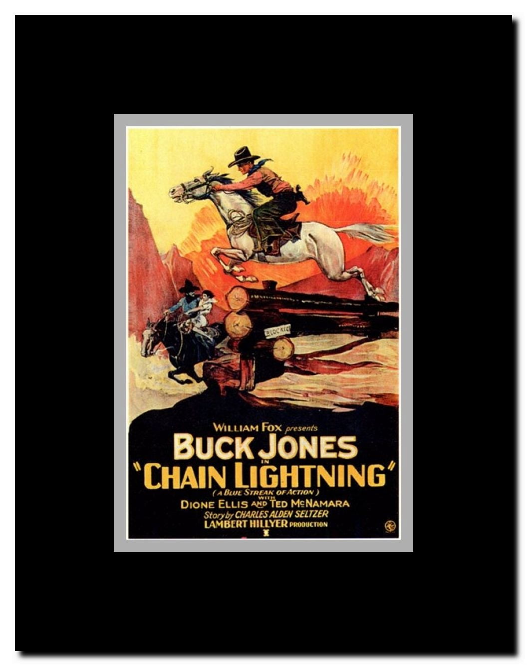 Chain Lightning Framed Movie Poster