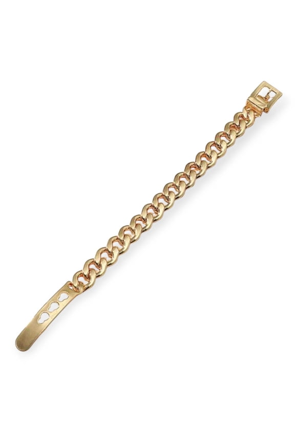 Chain Link Cuban Fashion Buckle Bracelet